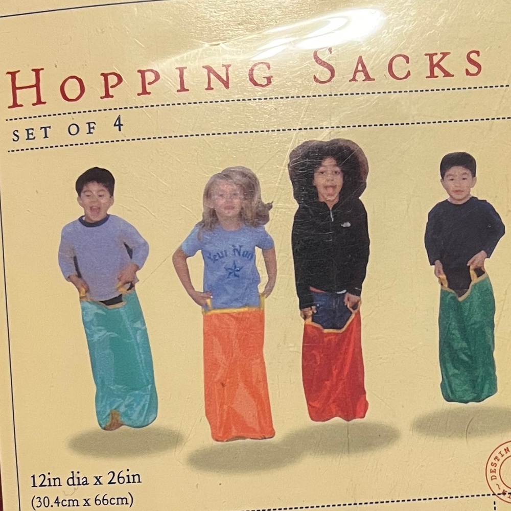 Hopping sacks set of 4 in bag